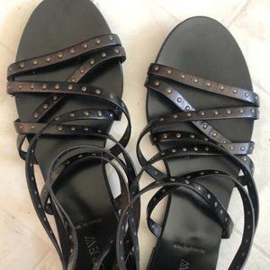 J. Crew Sandals 10 Strappy Leather Studded